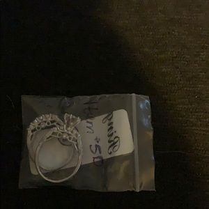 Natural White Sapphire Ring